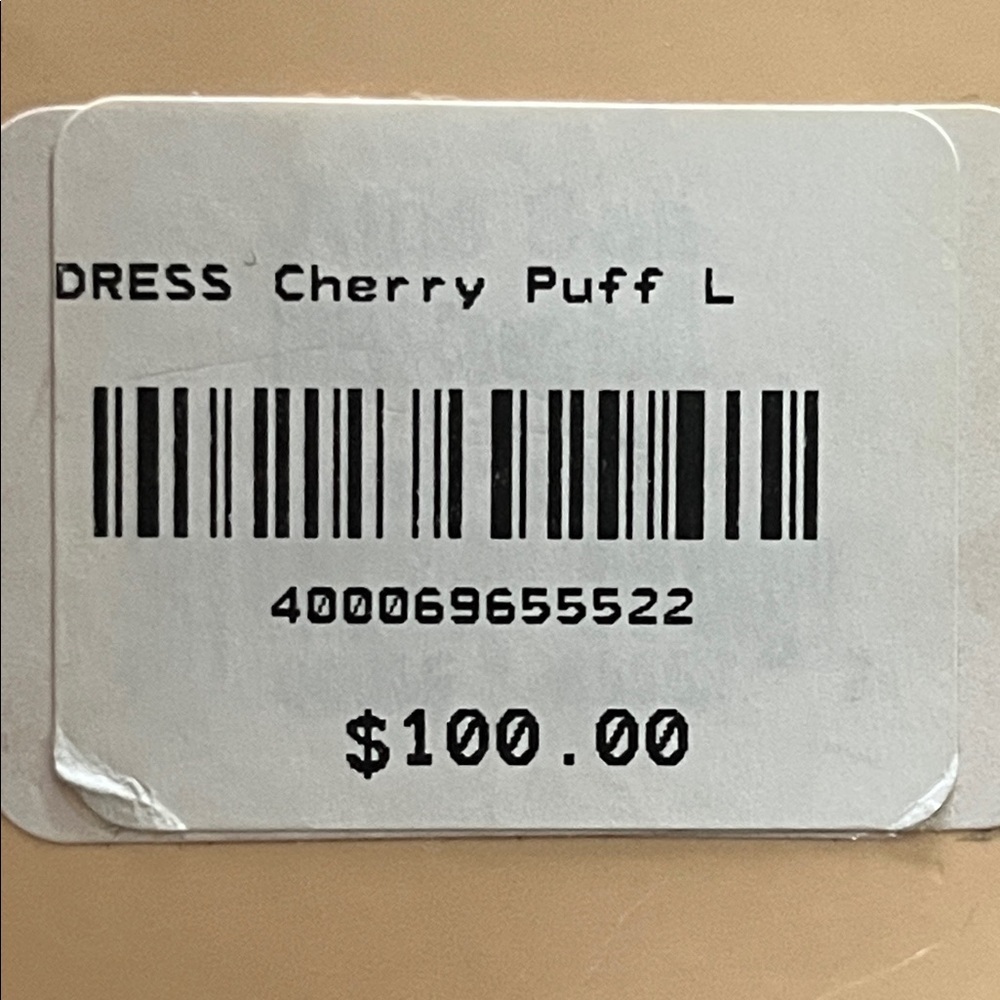 Pink Cherry-Print Smocked Mini Dress - Picture 6 of 7